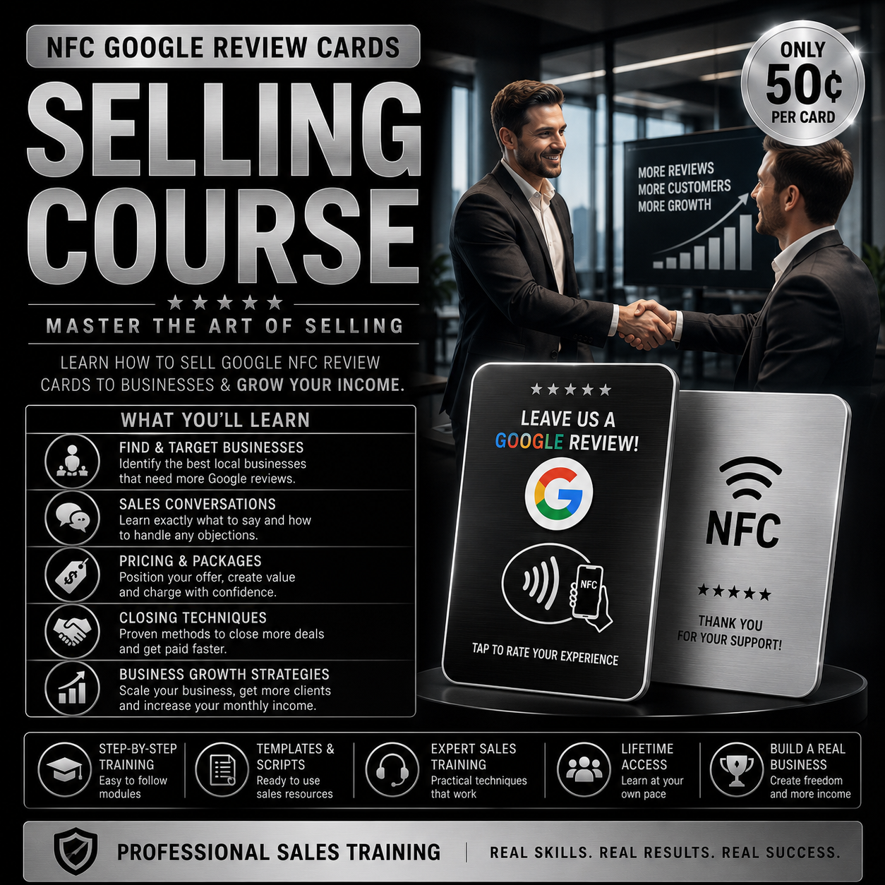 Google Review Cards Selling Course