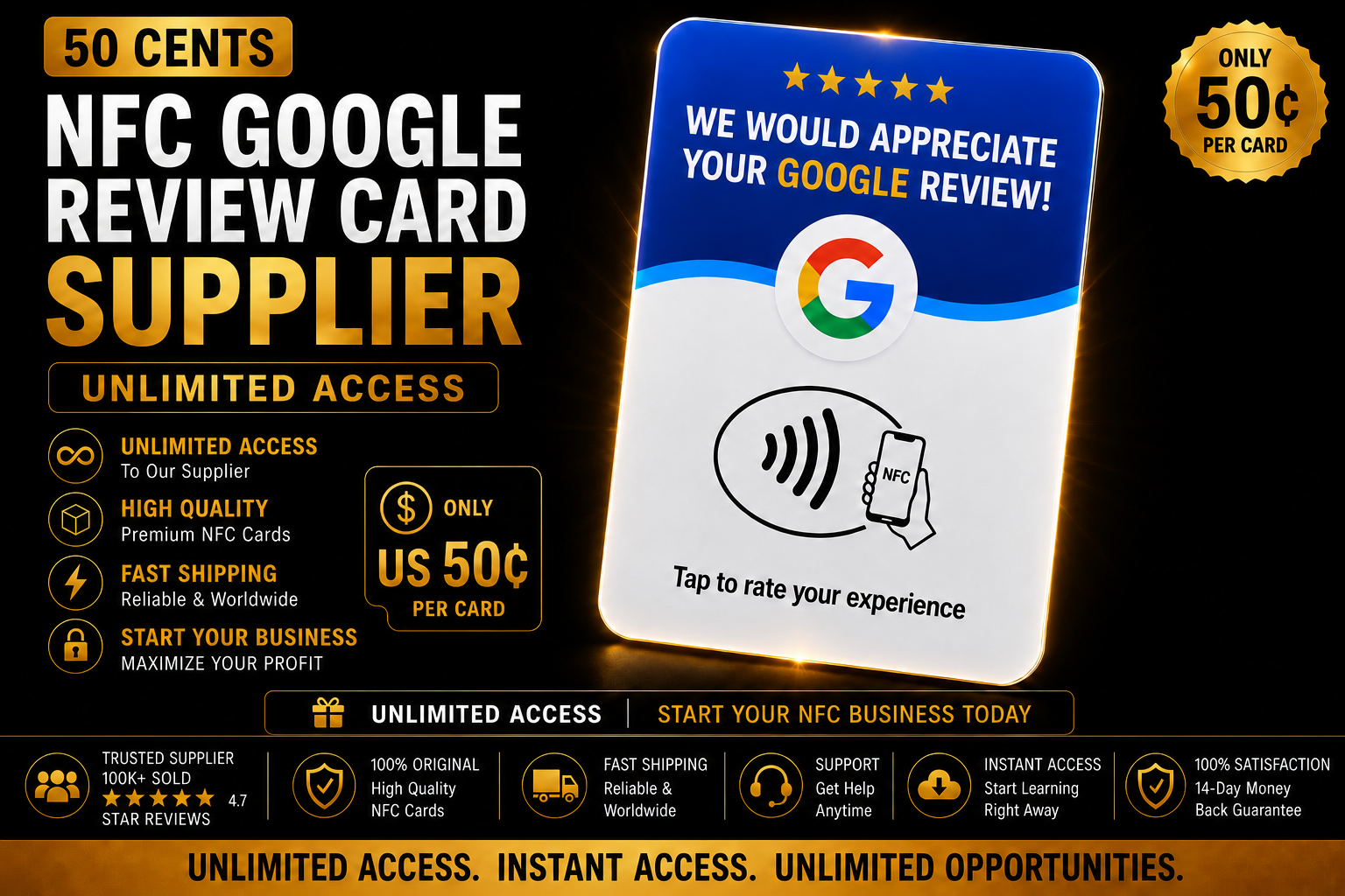 Google Review Cards Supplier Link